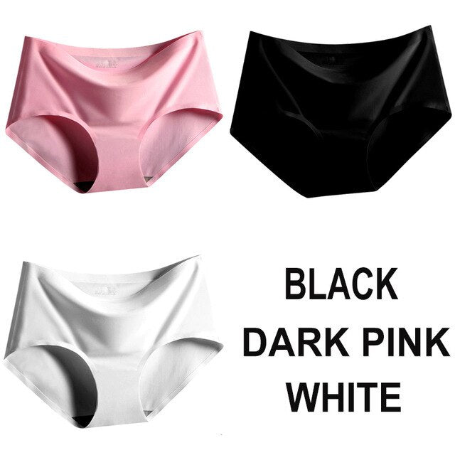 Trowbridge 10pcs/set Women's Panties Solid Seamless Underwear Plus